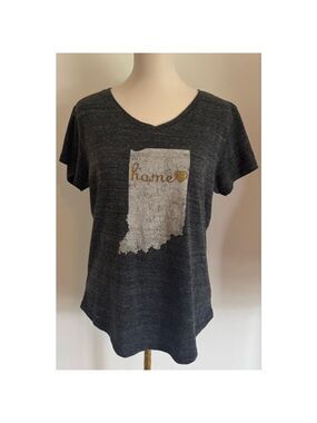Women's Home Free Indiana T-shirt Size M Gray